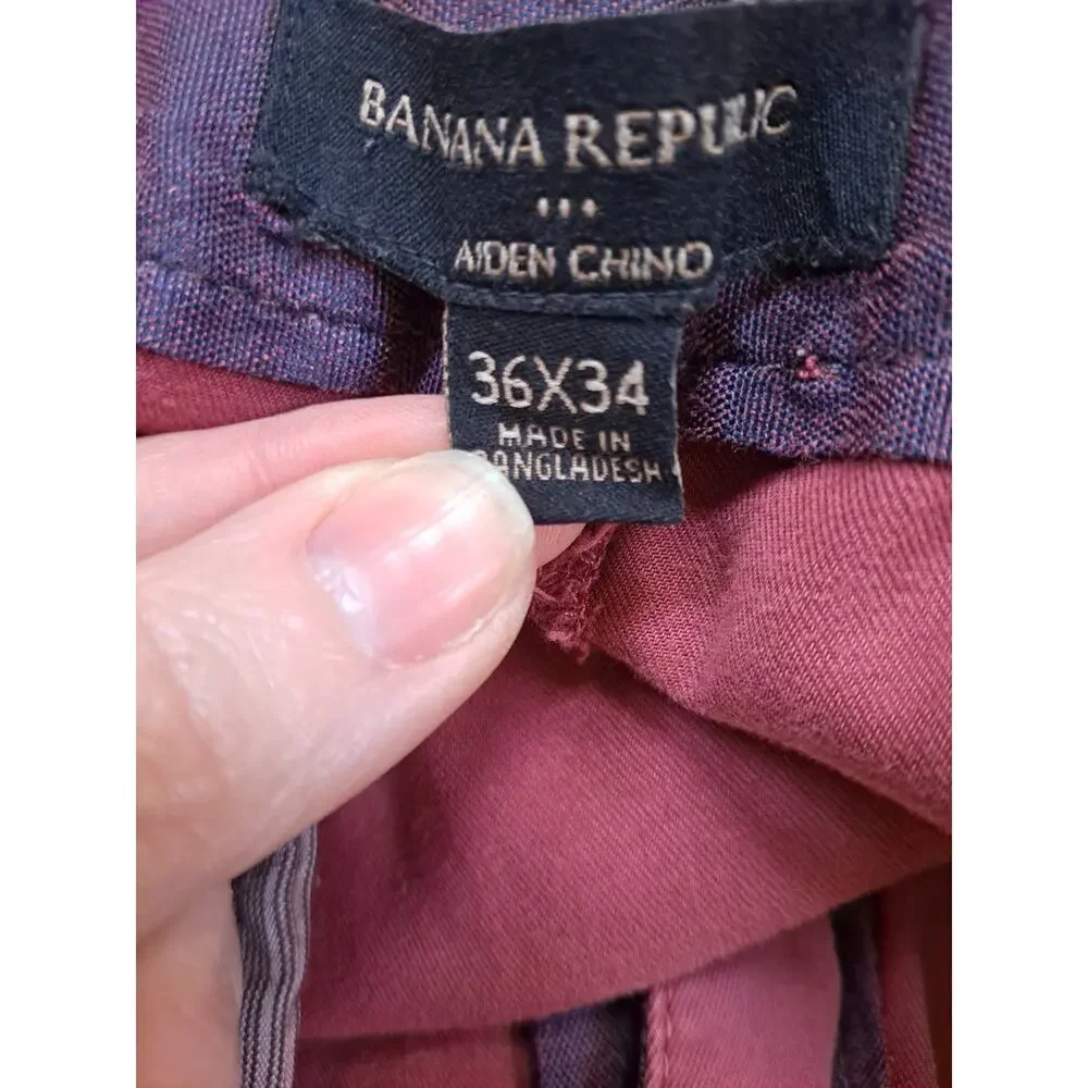 Banana Republic‎ Salmon Chino Pants Size 36x34